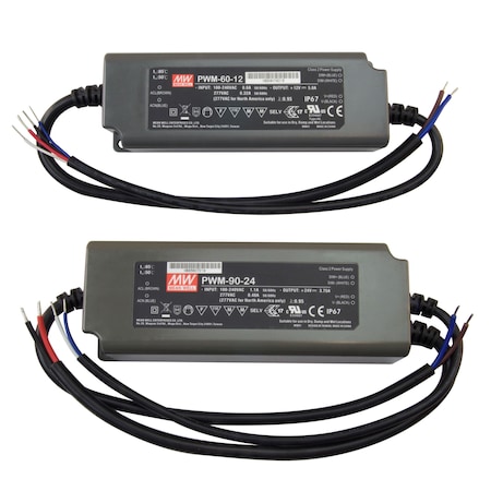 Diode Led Commercial Grade 24V DC 0-10V Dimmable Driver, 90W DI-DM-MW24V90W-0-10V